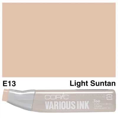 Alcohol Ink - Copics (E13 - Light Suntan)