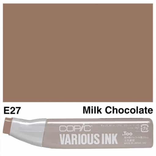 Alcohol ink - copics (e27 - milk chocolate)