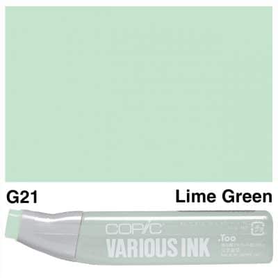Alcohol Ink - Copics (G21 - Lime green)
