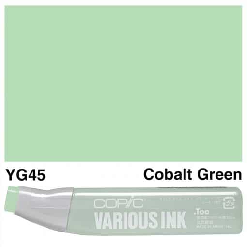 Alcohol ink - copics (yg45 - cobalt green)