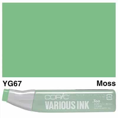 Alcohol Ink - Copics (YG67 - Moss)