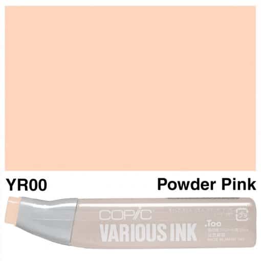 Alcohol ink - copics (yr00 - powder pink)