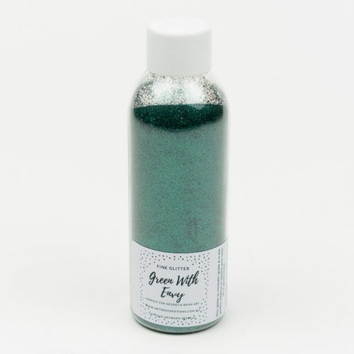 Art tree glitters (green with envy)