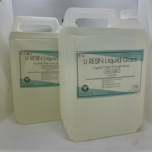 U resin 10 litre liquid glass resin