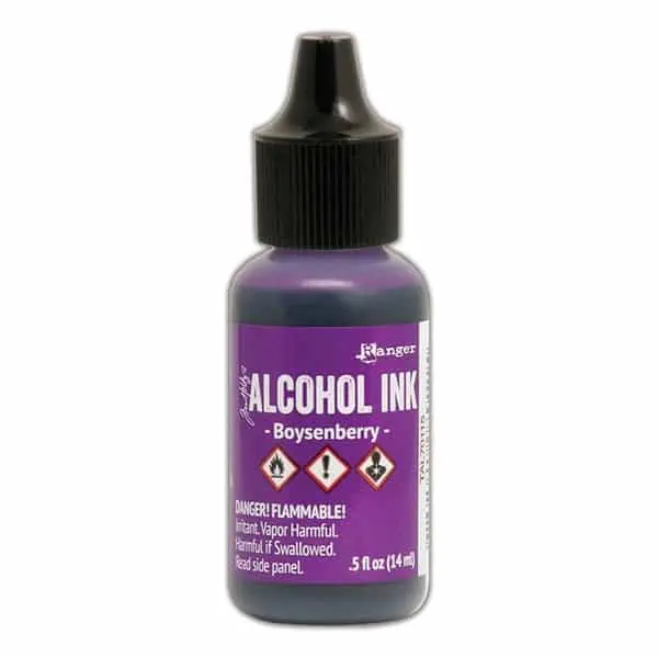 Alcohol Inks (Boysenberry) 1 | Uresin Alcohol inks boysenberry