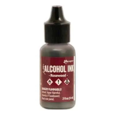 alcohol inks rosewood