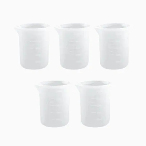 Silicone cups 5 pack