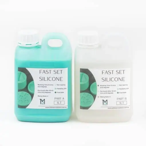 Fast set silicone kit u resin