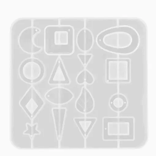 Earring jewellery mould u resin
