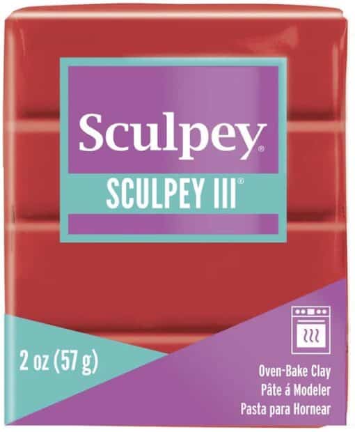 Sculpey clay 3 poppy