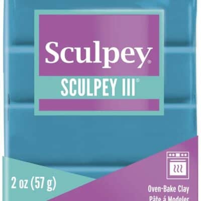 sculpey clay 3 teal