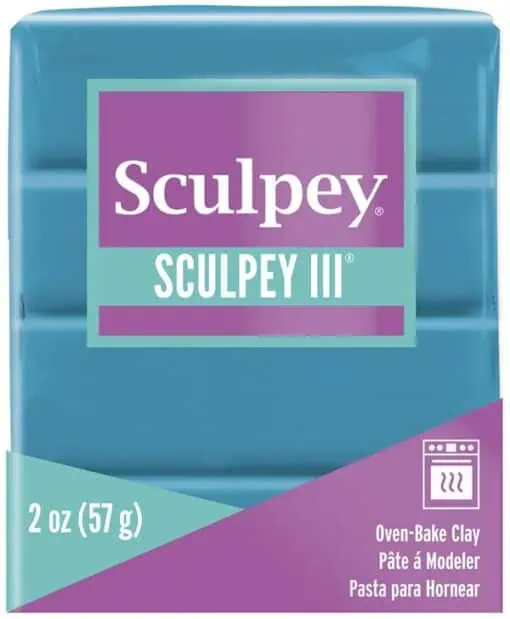 Sculpey clay 3 teal