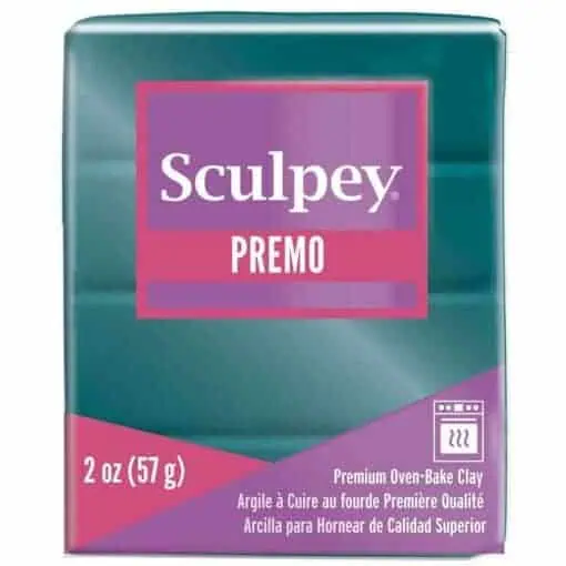 Premo sculpey clay peacock pearl