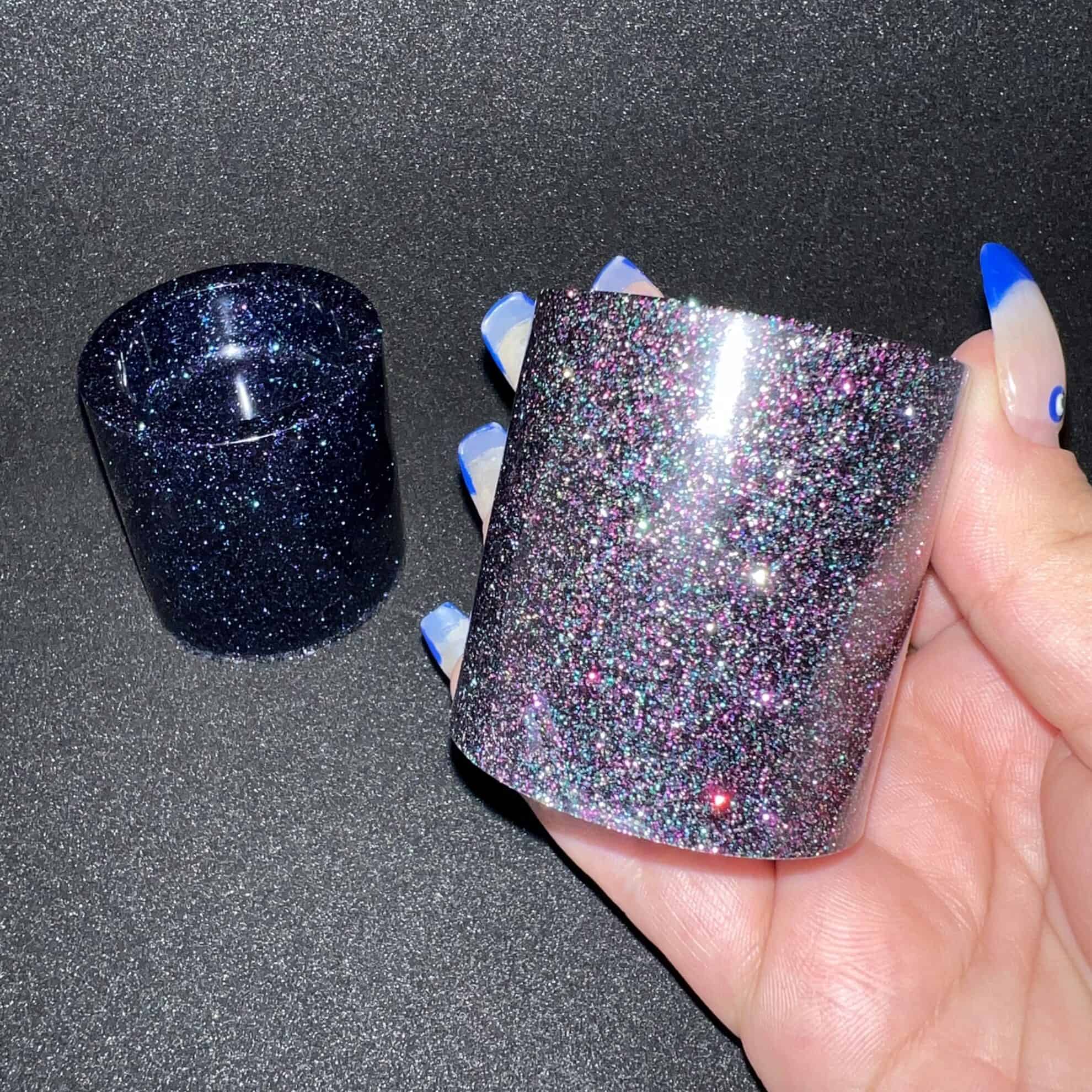 How To: Make Holographic Glitter 2 | Uresin How to make holographic glitter