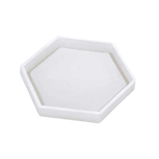 U resin hexagon coaster mould