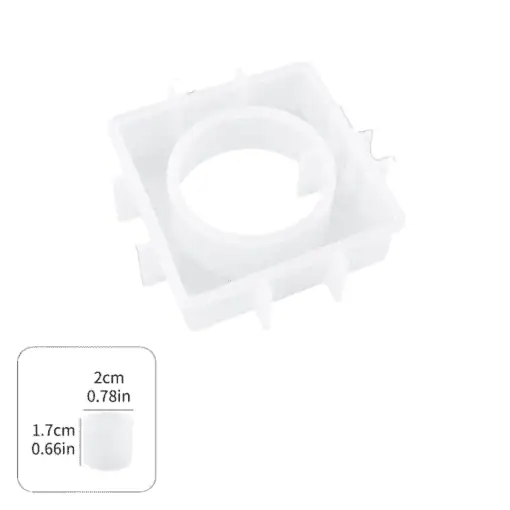 Square hydroponic vase mould