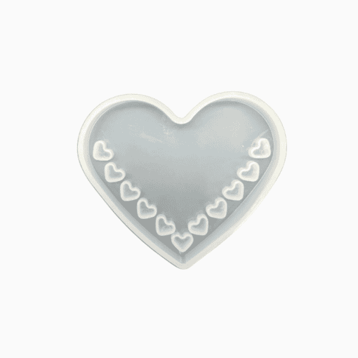Love heart coaster mould