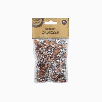 brown crystals