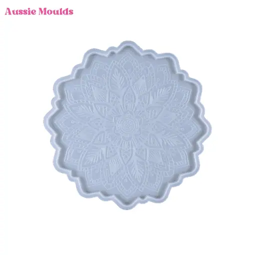 Mandala flower tray mould