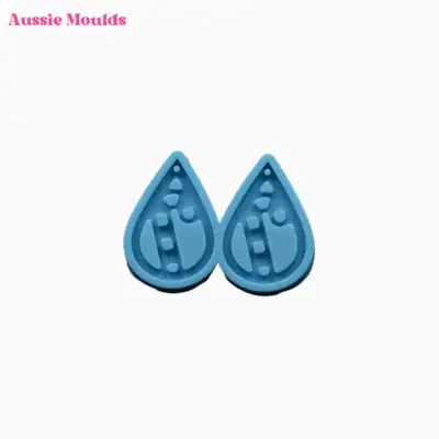 Candy Cane Earrings Mould