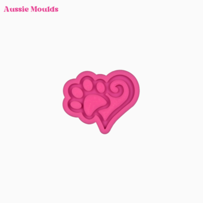 Love Heart Paw Mould