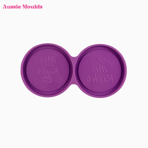 Mr and mrs coaster mould