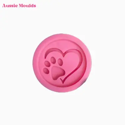 Paw Print Love Mould