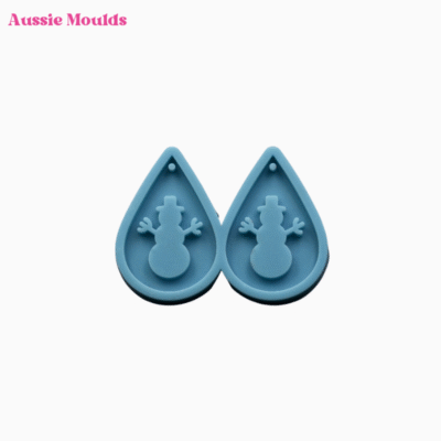 Snowman Earrings Mould