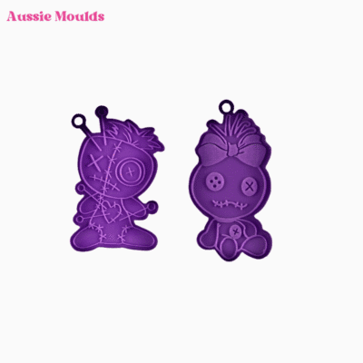 Voodoo Doll Keychains Mould