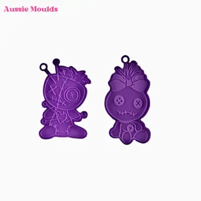 Voodoo Doll Keychains Mould